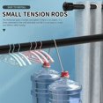 thumbnail image 4 of Pequeñas barras de tensión para armarios, alacenas para RV Refrigerador, varillas de resorte de 11,8 a 19,6 pulgadas, 6 paquetes (negro), 4 of 4