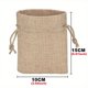 thumbnail image 5 of 50pcs, Drawstring Burlap Bag, Jute Gift Bags, DIY Wedding Favor Gift Bag, Packaging Candy Chocolate Jewelry Bags, Wrapping Pouches, Wedding Decoration, Party Supplies, 5 of 5