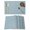 Haze Blue, variant on Vintage Fruit Green Placemats Set of 8, Farmhouse Retro Solid Color Linen Texture Placemats for Dining Table, Place Mats for Kitchen Tabletop, Waterproof Wipeable Dining Table Mats Set