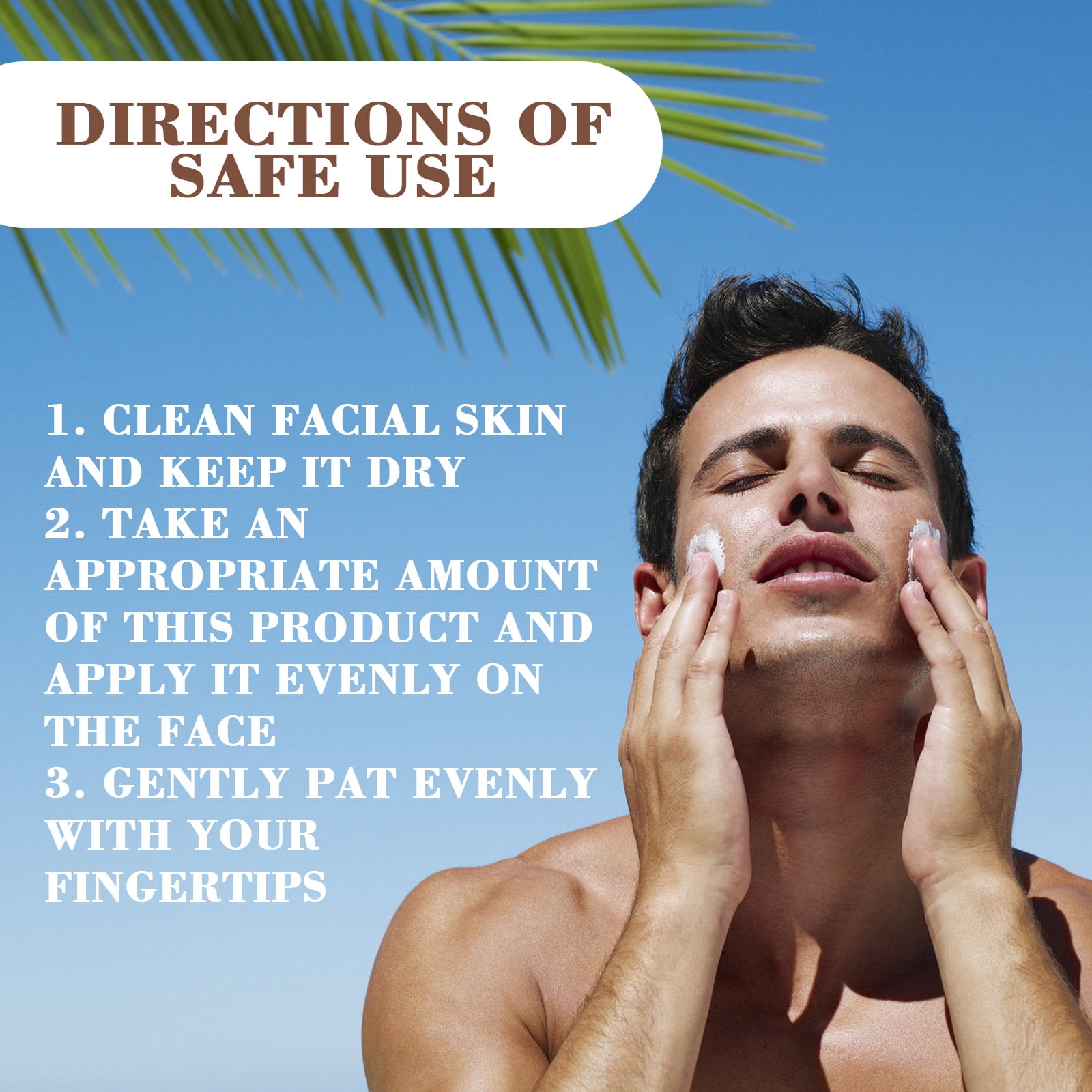 Alvantor Sunscreen Lotion SPF 50, Sweat & Water-Resistant, Outdoor Summer UV Protection for Men, 1.76oz