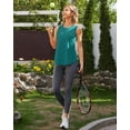 thumbnail image 7 of G4Free Lightweight Racerback Workout Tank Tops for Women High Neck Athletic Long Tanks Fast Dry Sleeveless Running Shirts, 7 of 7