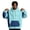 Light Blue, variant on TOMVIGX Mens Contrast Color Spliced Hooded Sweatshirt Casual Drawstring Pullover Hoodie Long Sleeve Sport Tops with Front Pocket L