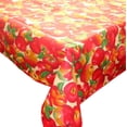 thumbnail image 2 of Cotton Tablecloth Fruits Print Apples Allover Beige, 2 of 2