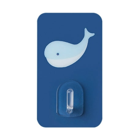 

Off Promotions! Hooks for Hanging Whale Cute Cartoon Small Hook Cartoon Hook Punch-Free Door Behind the Door Sticky Hook Bathroom Sticky Hook Bathroom Accessories Clearance!