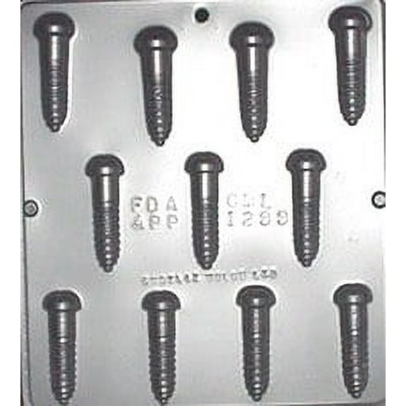 1299 Wood Screw Chocolate Candy Mold