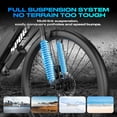thumbnail image 6 of Xathquia Electric Bike for Adults, 26*2.0 Fat Tire E-Mountain Bicycle,Peak 1500W Motor 48V 15Ah 7-Speed Ebike with Rear Rack, 6 of 8
