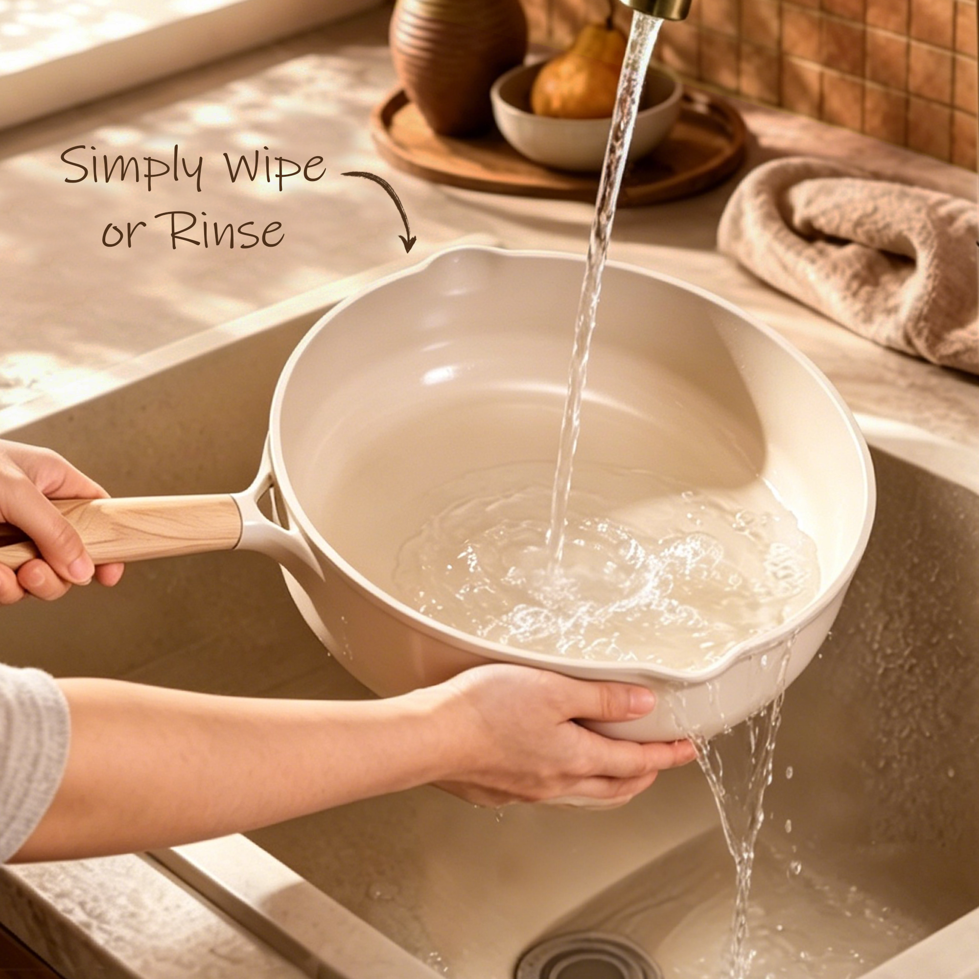 Carote 5-Qt Ceramic Non-Stick Deep Frying Pan with Lid photo 6