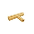 thumbnail image 4 of Liko Series 2 in. (50 mm) Solid Gold Brushed Pull Kitchen Hardware Cabinet Handles T-Bar Cabinet & Furniture Knob Pull - 25 Pack, 4 of 4