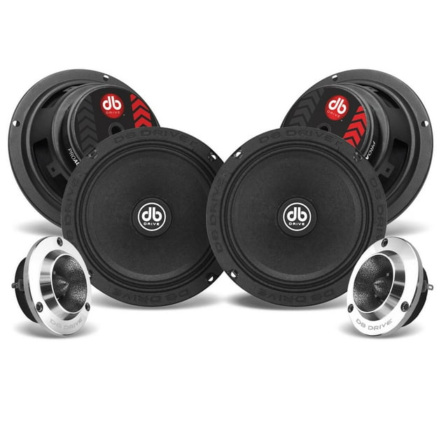 Set de Medios DB Drive PRO6K4M 500 Watts 6.5 Pulgadas