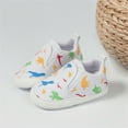 thumbnail image 5 of Owordtank Infant Baby Girls Boys Canvas Shoes Soft Sole Toddler Slip On Newborn Crib Moccasins Casual Sneaker, 5 of 6