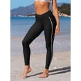 thumbnail image 4 of Sociala Women's Full Length Swim Pants with Pockets High Waisted Swim Bottoms UPF 50+, 4 of 6