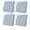 Blue, variant on Outdoor Patio Cushion Covers 4 Pack Light Green Stripes Patio Chair Cushion Covers with Ties and Zipper Farmhouse Linen Stripes Waterproof Outdoor Seat Cushion Covers for Patio Furniture 20"x18"