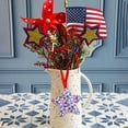 thumbnail image 4 of Clearance Under $5 Boovnll 4th of July Tree Decorations, Sequins Red White Blue Stars Memorial Day Ornaments, 4th of July Ornaments for Patriotic Party Hanging Decor, 4th of July Decorations, 4 of 5