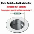 thumbnail image 2 of 2Pcs Pop Up Sink Drain Filter Plug Hair Catcher Shower Sink Mesh Basket Strainer, 2 of 6