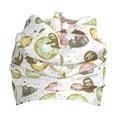 thumbnail image 3 of Honeii Donut Sloth Print Kids Knit Beanie Watch Hat ,Knit Cap for Boys and Girls, 3 of 7