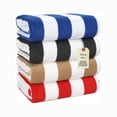 thumbnail image 1 of Toalla de playa LANE LINEN extra grande, paquete de 4 unidades, Ocean Breeze, 1 of 8