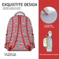 thumbnail image 5 of Cute Watermelon Print Backpack for Teens & Women, Durable School & Travel Bag, Large Capacity with Laptop Sleeve, Adjustable Straps, Fashionable Design for Everyday Use, Great Gift Idea, 5 of 6