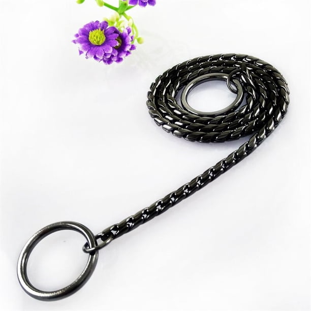 Collar de serpiente de acero inoxidable para perro, Gargantilla antideslizante de Metal para espectáculo de mascotas, entrenamiento, caminar, Bulldog francés