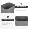 thumbnail image 2 of COMPUKAS Grey Rectangular Household Waste Bin for Home and Office - Simple, Trash Can, 2 of 7