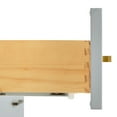 thumbnail image 6 of ARIEL Taylor 60" Grey Bathroom Vanity, 1.5" Edge Carrara Quartz Countertop & Splash, Rectangular Sink, 2 Soft Closing Doors, 9 Full Extension Dovetail Drawers, Toe Kick, Satin Brass, 6 of 9