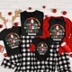 thumbnail image 1 of Conjunto de tripulación navideña personalizado Camisetas familiares para crear recuerdos juntos Camisetas personalizadas con nombre y familia a juego, 1 of 5