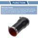 thumbnail image 4 of Tubería de silicona automotriz 2.48" a 2.01" (63mm-51mm) ID 4 capas intercambiador de calor, 4 of 7