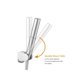 thumbnail image 4 of BESy Black Brass 2 In 1 Function Handheld Shower Head Set High Pressure 7 Inch Shower Head High Flow Hand Shower Wand With 59 Inch Hose, Bracket, 4 of 4