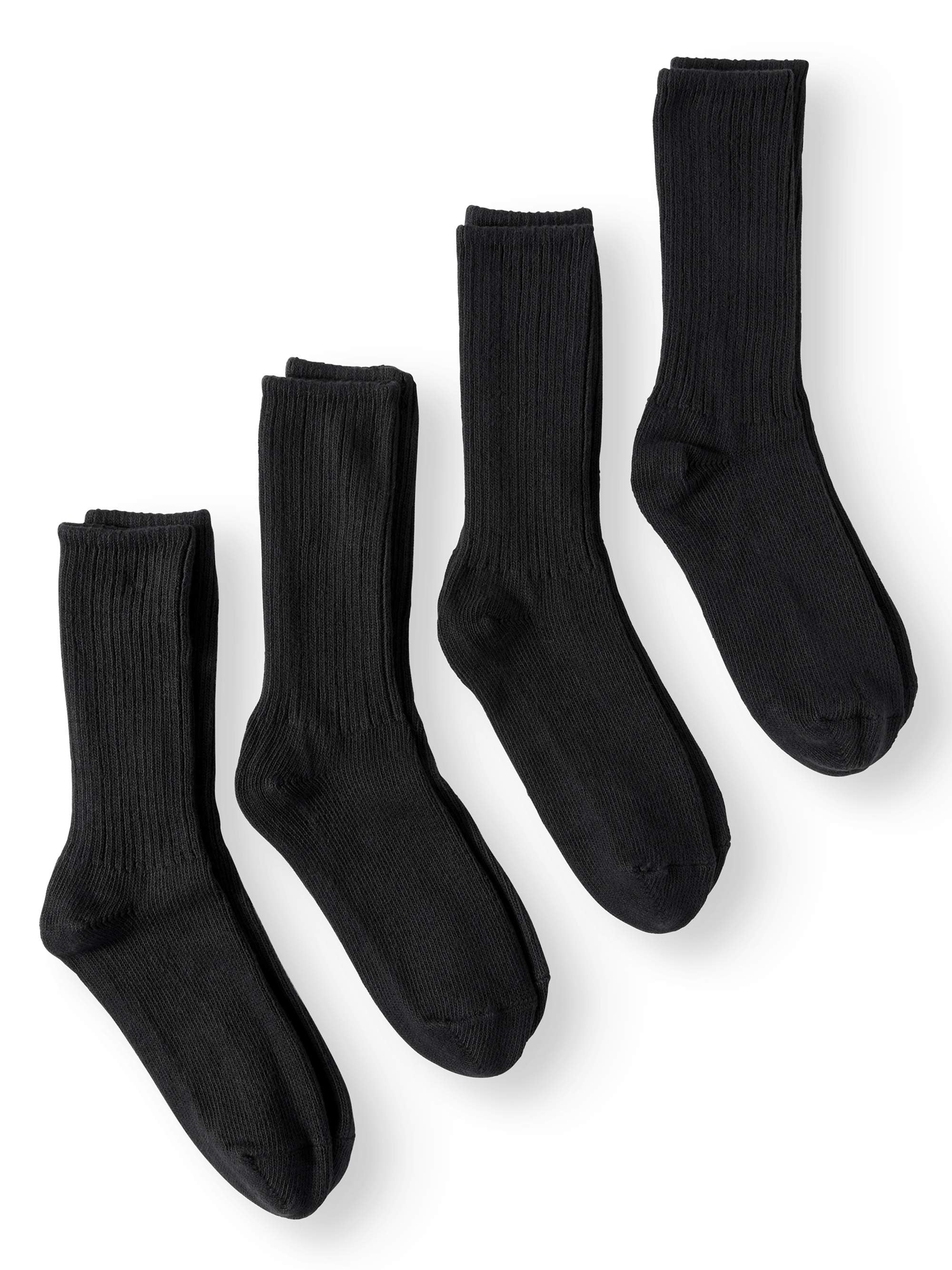 Jefferies Socks Big Boys Rib Dress Crew Socks Pack of 3 