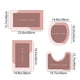thumbnail image 3 of Alfombras de baño, alfombras para sala de estar, alfombra de área, tapete de baño, juego de 4 tapetes para inodoro, súper absorbentes, lavables en seco, respaldo antideslizante para una limpieza segur, 3 of 8