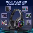 thumbnail image 2 of Gaming Headse with Microphone, Wired 3.5mm Jack Over-Ear Headphones for PC, PS4, PS5,Switch, Xbox One, Mac, 2 of 8
