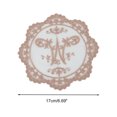 thumbnail image 2 of Unique Bargains 1 Pc Mesh Embroidery Drink Coaster Cameo, 2 of 5