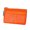 Orange, variant on Walbest Ladies Solid Color Anti-theft RFID Blocking Purse Mini Cowhide Leather Wallet Key Ring Zip Coin Purse