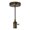 Bronze, variant on Bulbrite 1-Light Warm Gold Vintage Pendant Socket and Canopy
