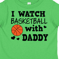 thumbnail image 4 of Inktastic I Watch Basketball with Daddy Boys Toddler T-Shirt, 4 of 5