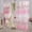 Pink, variant on Lloopyting Cortina para cuarto rosa Pink drape curtains event Pink bedroom curtains Tulle Curtain Sheer Drape Scarf Door Floral 1pc Window Panel Home Decor