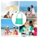 thumbnail image 2 of Ounissouiy Bolso de malla de concha para playa, bolso de mano para acampar al aire libre, viaje, piscina, juguetes, organizador, bolso con Almacenamiento y organización del hogar Verde, 2 of 6