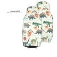 thumbnail image 4 of LAKIMCT Dinosaur Cartoon Pattern Car Seat Covers Vehicle Front Seat Covers Universal Fit Seat Protector, 4 of 9