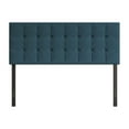 thumbnail image 3 of Home Design Ecorse Full Tufted Upholstered Headboard with Button Tufting and Foam Padding, Denim Blue, Easy Assembly, 3 of 5