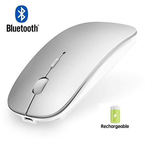 Mouse inalambrico ZERU Bluetooth micro USB -Plata