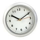 thumbnail image 2 of Reloj de pared decorativo redondo para decoración del hogar, sencillo, creativo, moderno, silencioso, sin tictac. Blanco plateado, 2 of 9