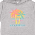 thumbnail image 3 of Inktastic San Diego California Beach Vacation Toddler Hoodie, 3 of 4