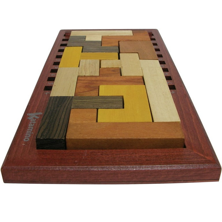 Katamino Wooden Strategy Game Gigamic Logic Puzzle Math 500 Challenges  Perrilot