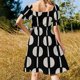 thumbnail image 5 of Vestido de manga corta con rayas moradas y doradas Vestido para niñas vestidos de verano conjuntos de verano para mujeres, 5 of 7