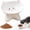 B, variant on Raised Cat Food Bowl Ceramic 15° Tilted Cat Food Bowls Protect Cat's Spine Anti Vomiting Backflow Prevention Bowls for Adult Kitty, Kitten, and Small Dogs, Pink