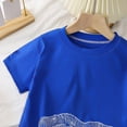 thumbnail image 3 of Quealent Toddler Baby Boys Girls Cotton Shirts Bus Racing Race Car T-Shirts Kids Summer Short Sleeve Tee Tops Clothes (Blue, 11-12 Years), 3 of 4