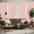 thumbnail image 2 of Ambesonne Coral Window Curtains, Vintage Old Fashion Art, Each 28" W x 63" L, Coral Cream, 2 of 5