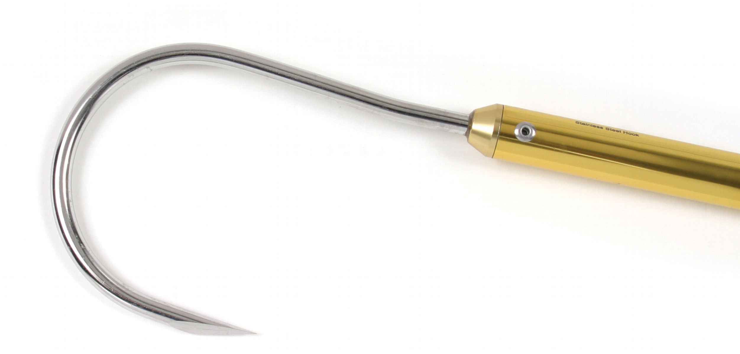 Sea Striker SS348G Gold Anodized Aluminum Gaff 3" Stainless Hook 4