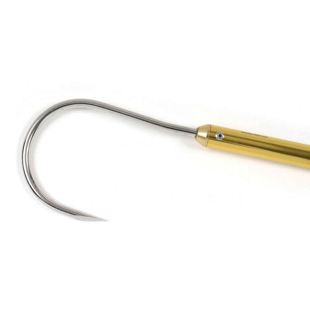 Sea Striker SS348G Gold Anodized Aluminum Gaff 3" Stainless Hook 4