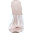 thumbnail image 5 of Top Moda Womens Kyoto-38 Bling Heel Transparent Lucite Fashion Sandals, 5 of 5