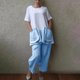 thumbnail image 2 of Traje de cintura de color sólido de verano para mujer Traje de dos piezas casual de moda Wmkox8yi bvn993, 2 of 8